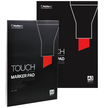 Альбом для маркеров Touch Marker Pad с пропиткой А4 / 20 листов / 75 гм