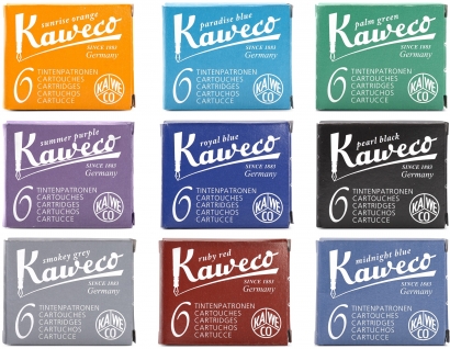 Набор картриджей Kaweco 6 штук в упаковке (выбор цвета)